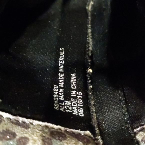 Girls Black leather cowboy boots size 12 - Picture 5 of 6